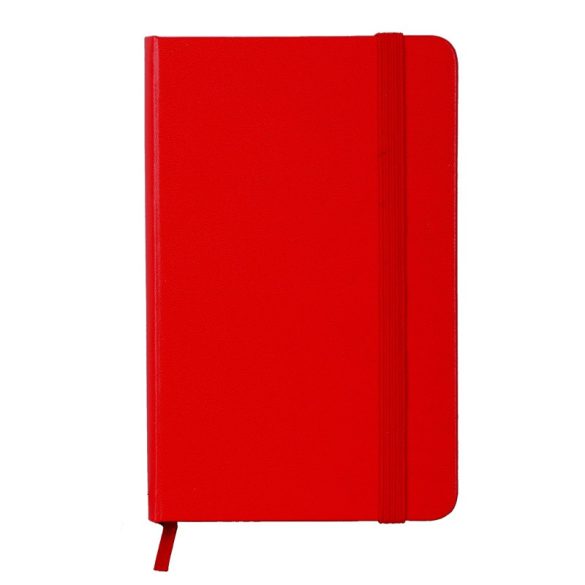 ZAMORA notebook with squared pages 90x140 / 160 pages,  red