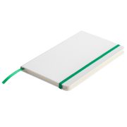   CARMONA notebook with lined pages 130x210 / 160 pages,  green/white