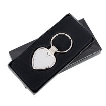 STOUT metal key ring,  silver