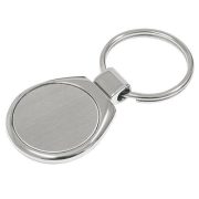 METAL PROMO metal key ring,  silver