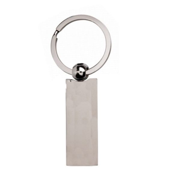 LEGEND metal key ring,  silver