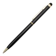 TOUCH TIP GOLD aluminum ballpoint pen,  black