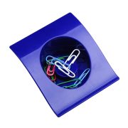 CLIP-IT paperclip stand,  blue