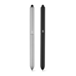 11152. Ball pen with touch tip in aluminium