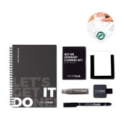   STARTER KIT INFINITEBOOK. Kit „Infinitebook” cu coperta tare, 1 kit de curatare, 1 marker si 1 suport pentru pix