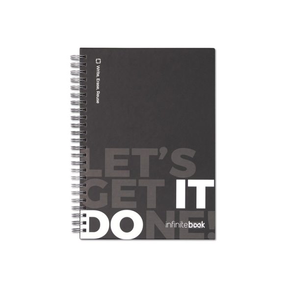STARTER KIT INFINITEBOOK. Kit „Infinitebook” cu coperta tare, 1 kit de curatare, 1 marker si 1 suport pentru pix