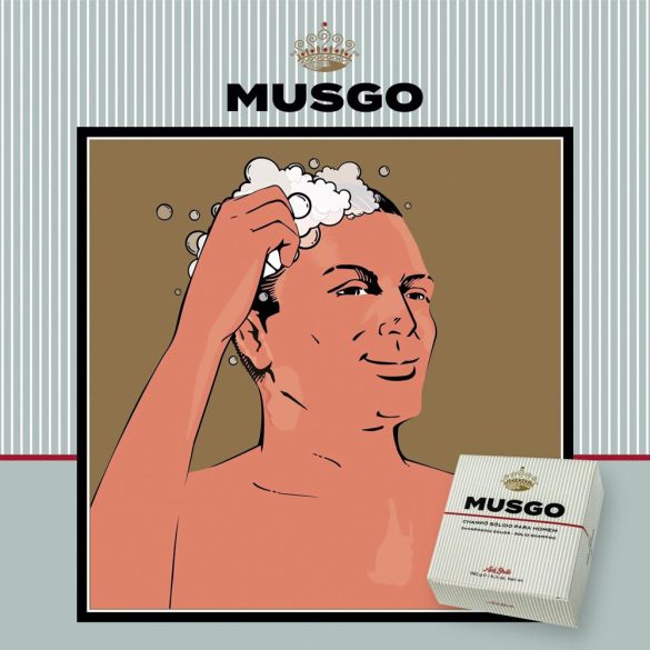 MUSGO II. Men's fragrance shampoo (150g)