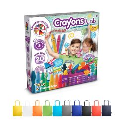   Crayon Factory Kit II. Educational game supplied with a 190T folding gift bag