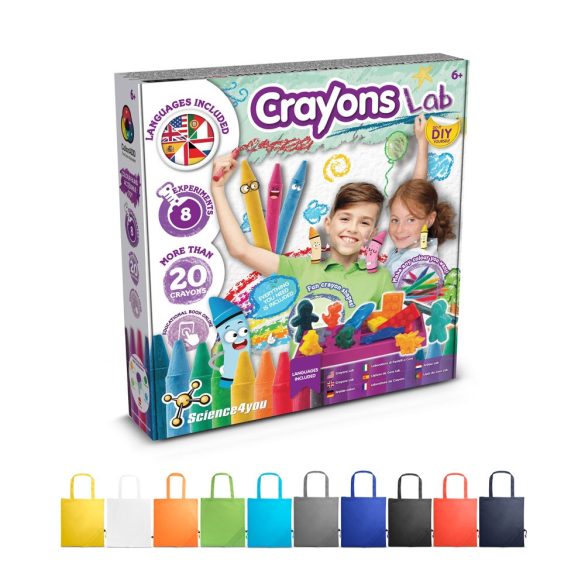 Crayon Factory Kit II. Educational game supplied with a 190T folding gift bag