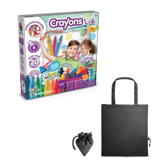 Crayon Factory Kit II. Educational game supplied with a 190T folding gift bag