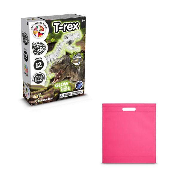 Fossil Excavation Kit IV. Educational game supplied with a non-woven gift bag (80 g/m²)