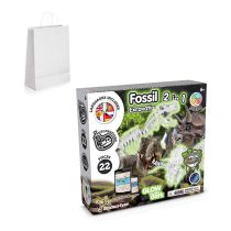   2 in 1 Fossil Excavation Kit II. Educational game supplied with a kraft paper gift bag (90 g/m²)