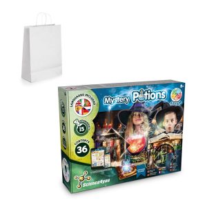 Mystery Potions Kit II. Educational kit supplied with a kraft paper gift bag (100 g/m²)