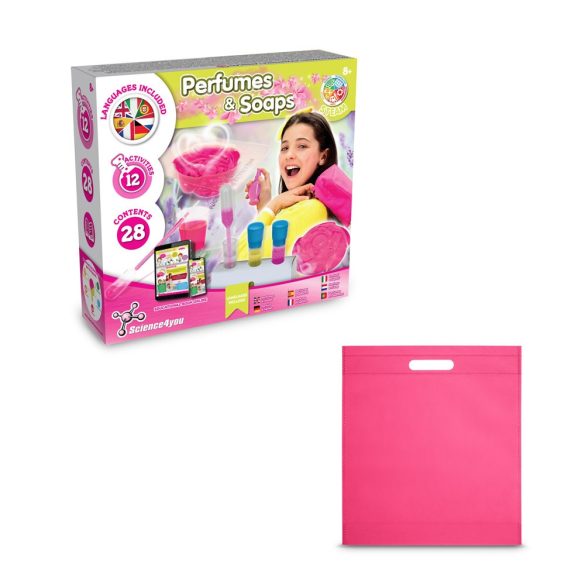 Perfume & Soap Factory Kit IV. Educational game supplied with a non-woven gift bag (80 g/m²)