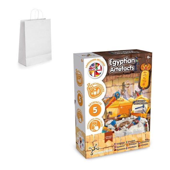 Ancient Egypt Excavation Kit II. Educational game supplied with a kraft paper gift bag (90 g/m²)