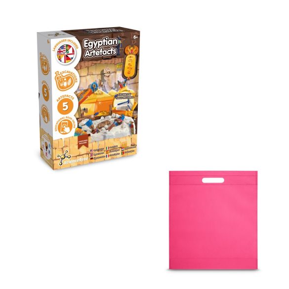 Ancient Egypt Excavation Kit IV. Educational game supplied with a non-woven gift bag (80 g/m²)