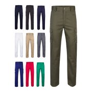   VL LUGH. Pantaloni stretch cu buzunare multiple (240 g/m²), din bumbac (46%), EME (38%) si poliester (16%)