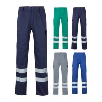   VL ASCLEPIUS. Pantaloni din twill cu buzunare multiple (200 g/m²), din bumbac (35%) si poliester (65%)