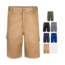   VL CHIONE. Bermude din twill cu buzunare multiple (200 g/m²), din bumbac (35%) si poliester (65%)
