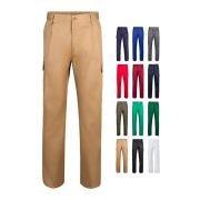   VL MABON. Pantaloni din twill cu mai multe buzunare (200g/m²), din bumbac (35%) si poliester (65%)