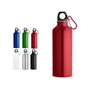 RE-LANDSCAPE M. Recycled aluminium bottle with carabiner 530 mL