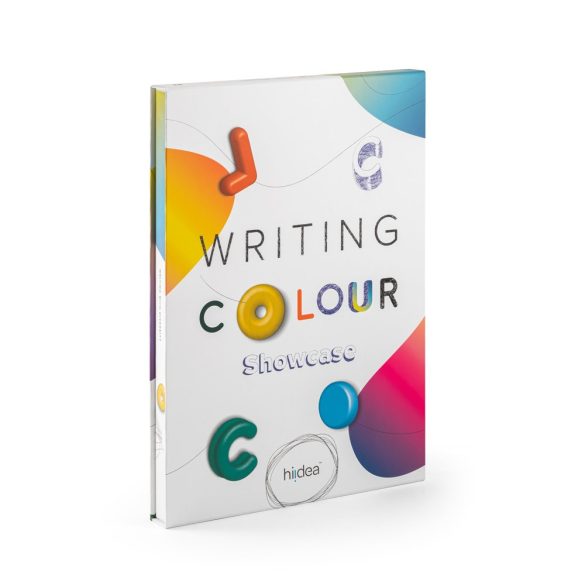 COLOUR WRITING SHOWCASE. Showcase with 20 coloured ball pens