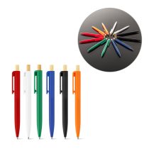   ZARA. Recycled ABS (100% rABS) ballpoint pen with bamboo button