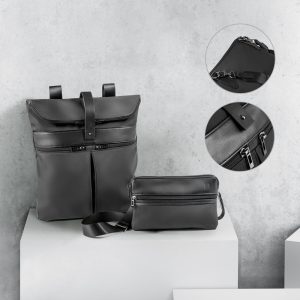 ROVER BACKPACK. Rucsac din microfibra si PU