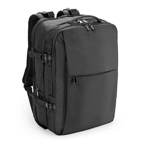 DALLAS. High-density recycled 600D polyester travel backpack for 17'3" laptop