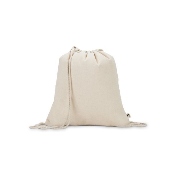 MAIORCA. 100% recycled cotton drawstring bag(180 g/m²)