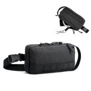   EDINBURGH. Waist bag in high-density 600D recycled polyester and 210D recycled polyester lining