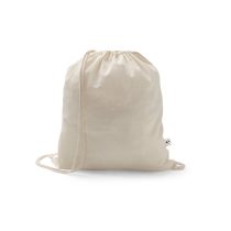   SALAMANCA. Drawstring bag in recycled cotton (70%) and polyester (30% rPET) (150 g/m²)