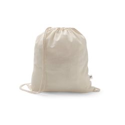   SALAMANCA. Drawstring bag in recycled cotton (70%) and polyester (30% rPET) (150 g/m²)