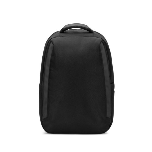 YANGON BPACK. Anti-theft backpack, in twill with water-repellent coating and high-density 600D recycled polyester, for 17'3" laptop