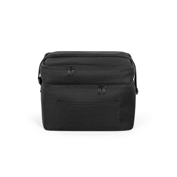 CANCUN LARGE. Thermal bag in 600D, recycled polyester, with adjustable webbing strap