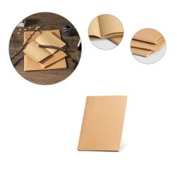 ALCOTT A6. A6 notepad with cardboard cover. Plain sheets