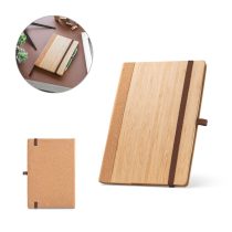  ORWELL. A5 notebook with hard cover in bamboo and cork sheets