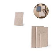   TEAPAD SOFT. Blocnotes A6 cu coperta flexibila realizata din deseuri de frunze de ceai (65%)