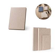   TEAPAD RIGID. A5 notepad with hard cover made from tea leafs waste (65%)