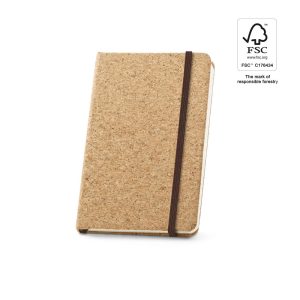 HAWKINS. Pocket cork notebook with plain pages
