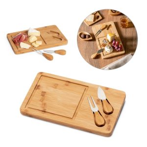 WOODS. Bamboo cheese board