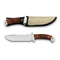 NORRIS. Knife in stainless steel and wood