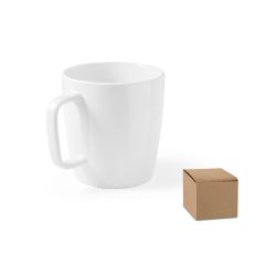 DHONI WHITE. Ceramic mug 450 mL