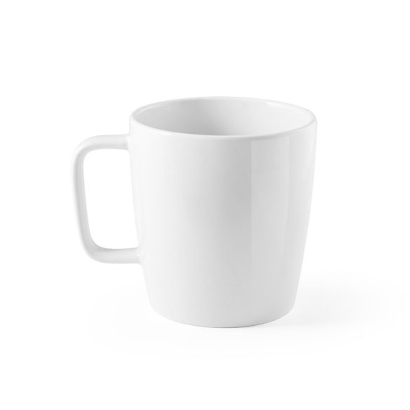 DHONI WHITE. Ceramic mug 450 mL