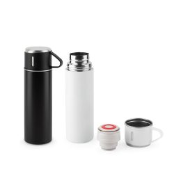   COMANECI. Double-walled stainless steel bottle (90% recycled) with matte finish 490 mL