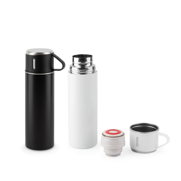 COMANECI. Double-walled stainless steel bottle (90% recycled) with matte finish 490 mL