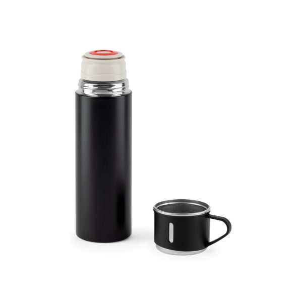 COMANECI. Double-walled stainless steel bottle (90% recycled) with matte finish 490 mL