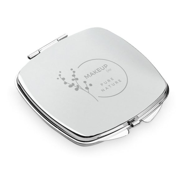 SHIMMER. Metal compact mirror