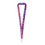 MANILA. Polyester sublimation lanyard with carabiner