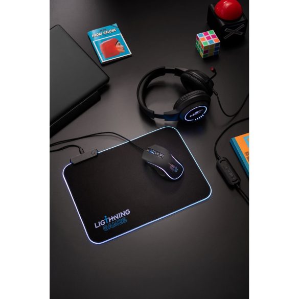 THORNE MOUSEPAD RGB. Mouse mat with rubber base